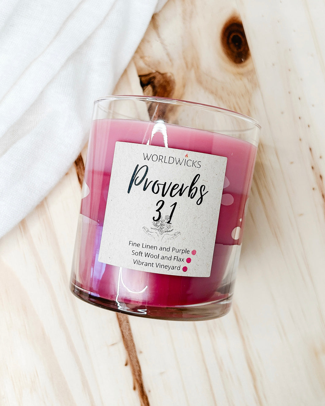 Proverbs 31 Woman Triple Scented Candle