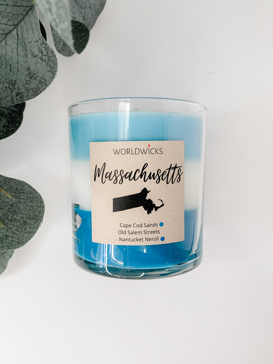 Massachusetts Triple Scented Candle