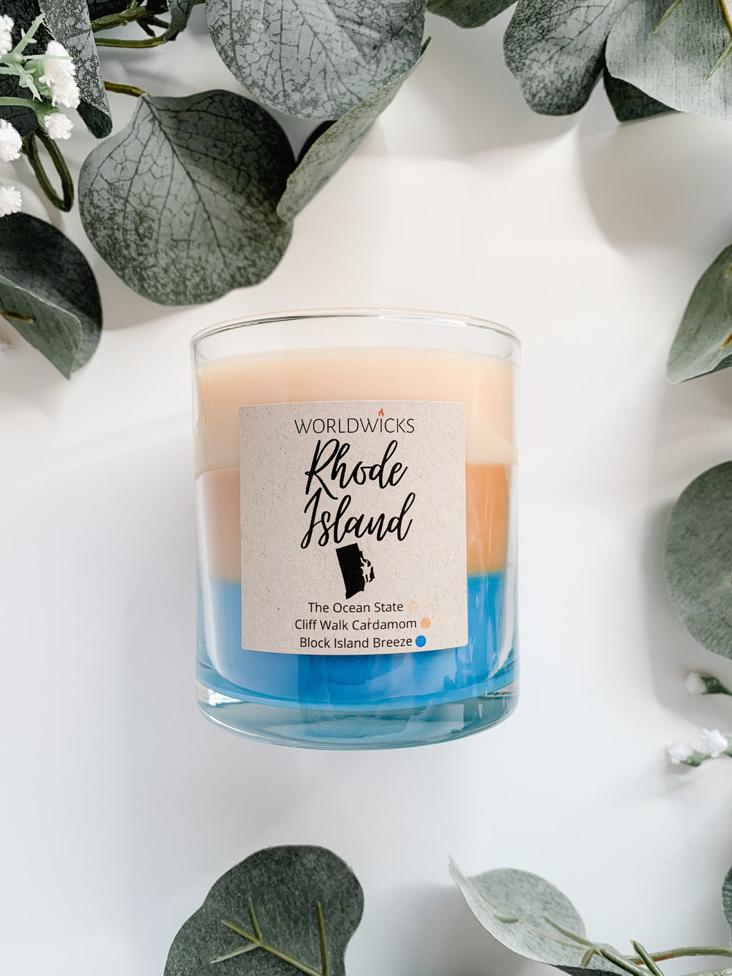 Rhode Island Triple Scented Candle