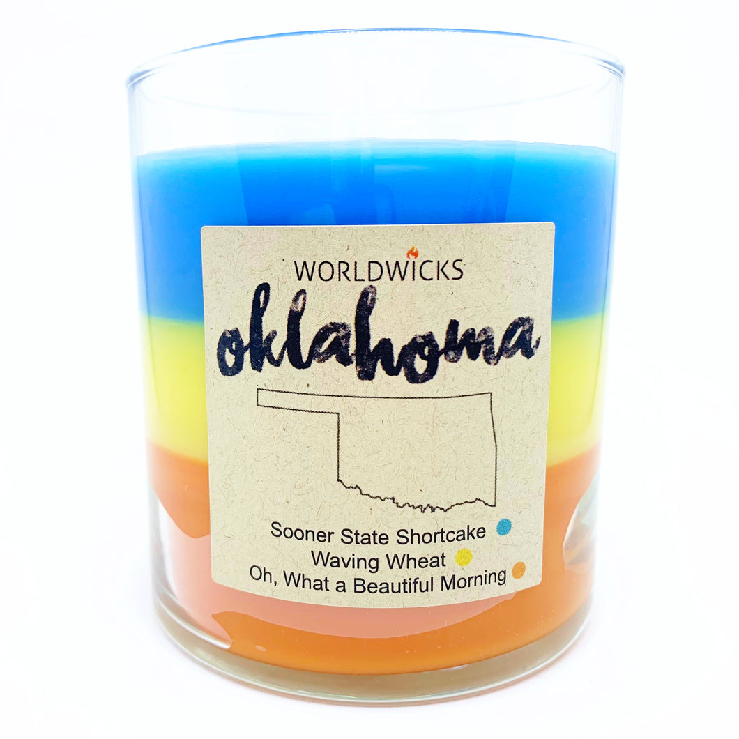 Oklahoma Triple Scented Candle